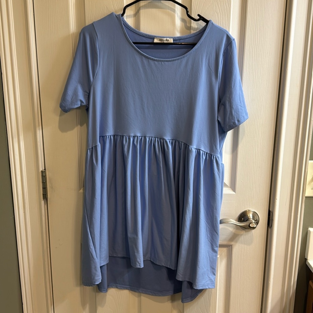 Zenana Blue top